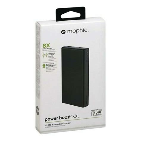 Power Bank Mophie Power Boost Xxl 20800 Mah Negro Smart Tek Cusco