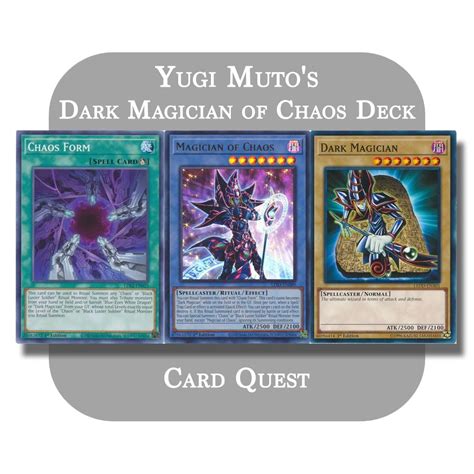 Buy Complete Deck for Yu-Gi-Oh! - Yugi Muto's Dark Magician of Chaos Ritual Deck Online at ...