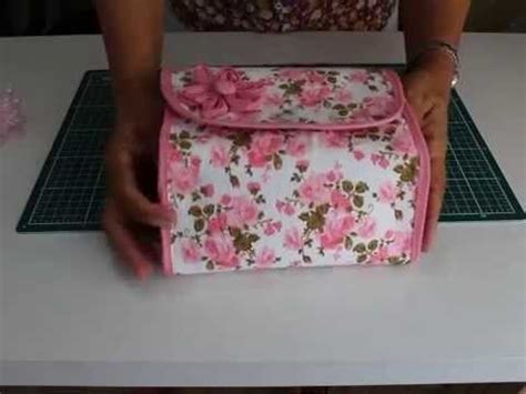 Como Fazer Uma Necessaire Porta Maquiagem Thay Co YouTube