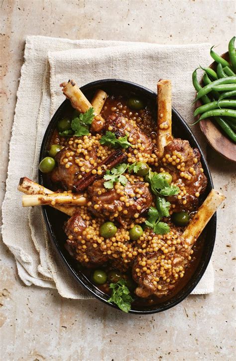 Moroccan Lamb Shanks With Olives And Honey Recipe Lamb Dishes Lamb