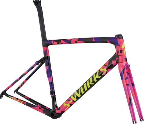 2018 Specialized S Works Tarmac Sl6 Frame Set Purple Hazepink