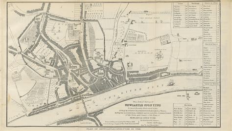 Map Of Newcastle Upon Tyne England