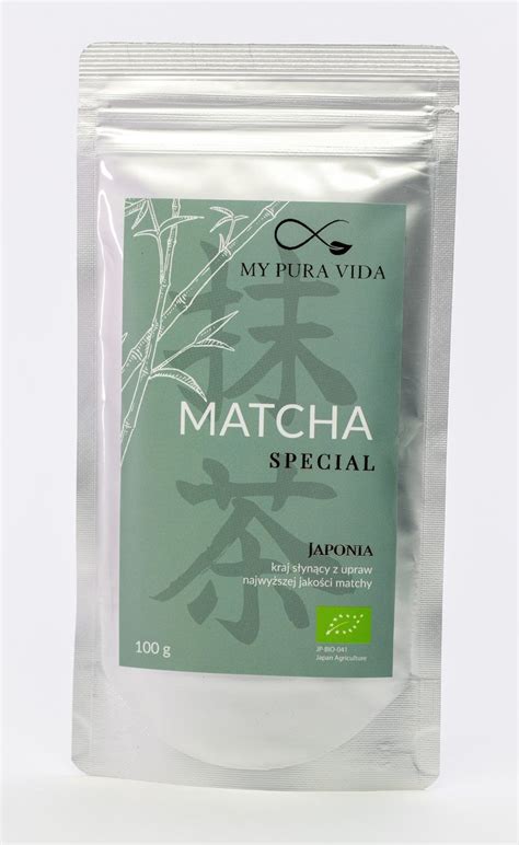 Herbata Zielona Matcha Special Japońska Bio 100 G My Pura Vida Inna