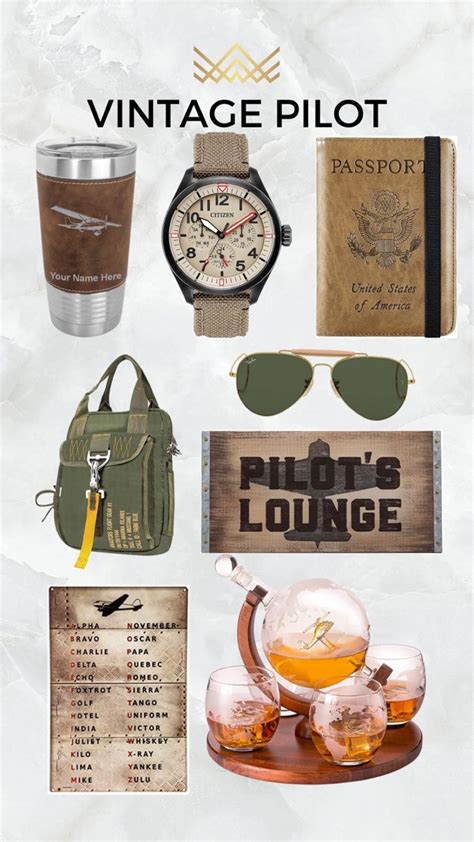 Vintage pilot gifts en 2024 | Regalos para piloto, Regalos, Piloto ...