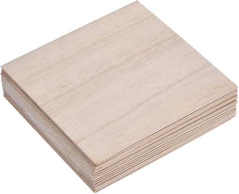 YNuth Lot de 20 Planches Balsa Pour Maquette Modèle de Bois épaisseur