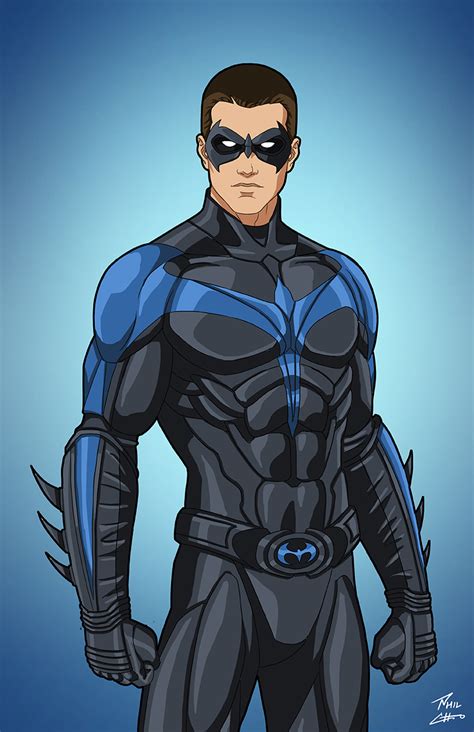 Nightwing Chris Odonnell By Phil Cho On Deviantart