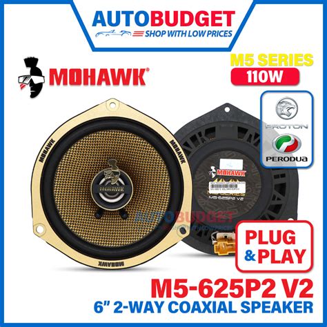 MOHAWK 6 Inch 2 Way Coaxial OEM Speaker Proton Perodua M5 625P2 V2 Myvi