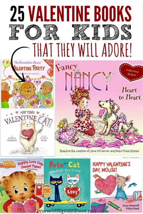 25 Valentine's Day Books for Kids {They will adore} - One Crazy Mom