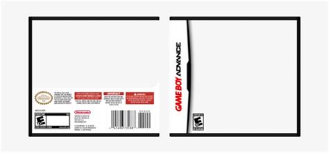 Nintendo Gba Template Comments Gba Game Box Template 700x317 Png