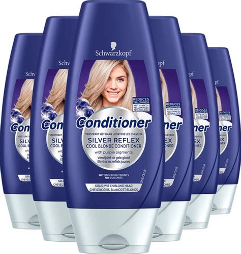 Schwarzkopf Silver Reflex Conditioner 6x 200ml Voordeelverpakking Bol