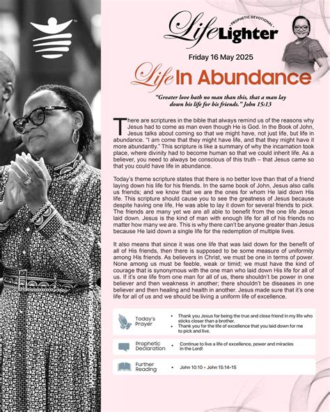 Ruth - Friday 16 May 2025 Life In Abundance. #LifeLighter #