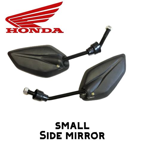 Honda Pcx Side Mirror Honda Genuine Parts Black Short Stem Shopee