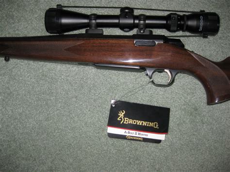 7mm 08 Rem Browning A Bolt Hunter Ii Bolt Action 22 Bbl With No Sights Walnut Stock