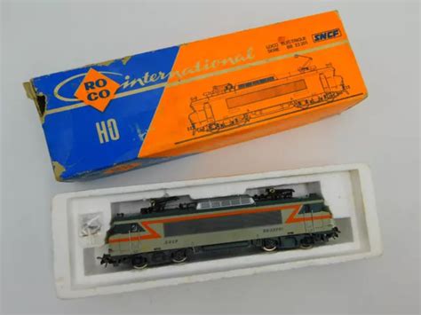 TRAIN ÉLECTRIQUE HO SNCF roco Locomotive BB 22201 avec boite EUR 52 00