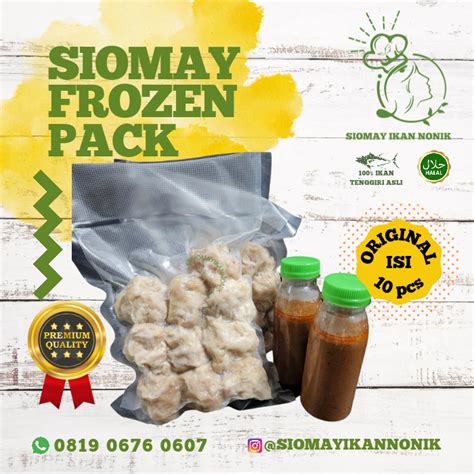 Order Online Siomay Ikan Tenggiri Frozen Enak Tanpa Msg Tanpa Pengawet