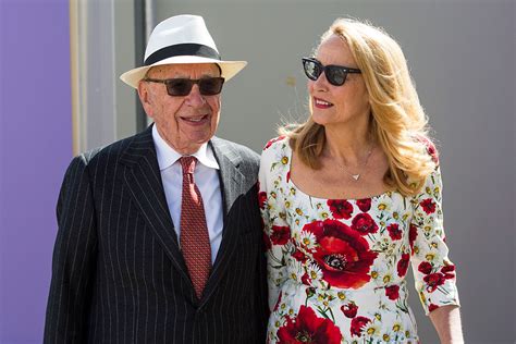 Rupert Murdoch Hits The Beach With Doting Wife Jerry Hall Who Was