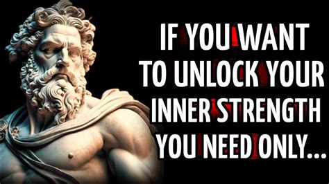 Stoic Wisdom For Inner Strengthstoicismstoic Youtube