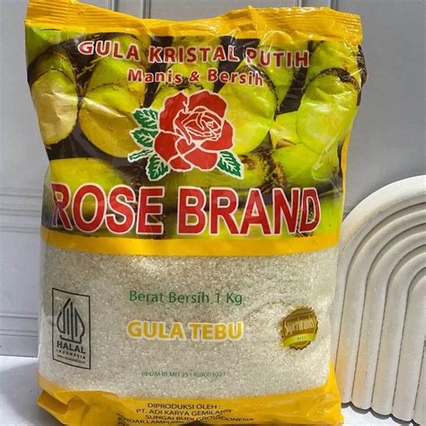 Gula Pasir Kemasan Rosebrand Super Berat 1kg Lazada Indonesia