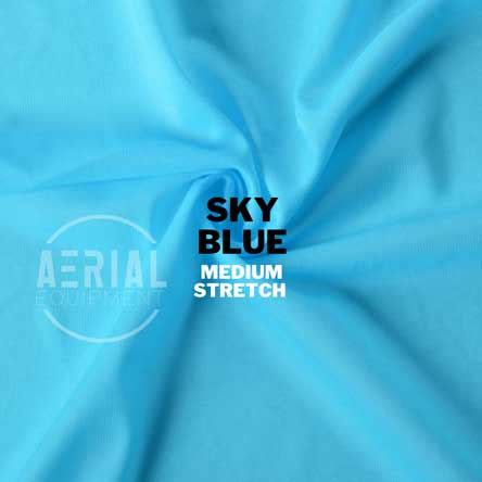 Medium Low Stretch Aerial Silks PER METRE Any Length And Colour