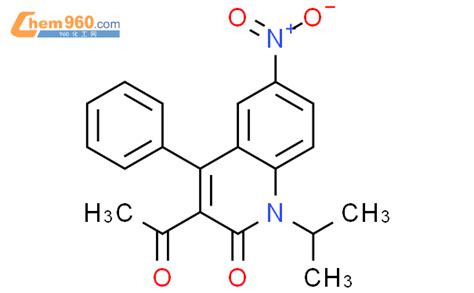 479076 93 2 2 1H QUINOLINONE 3 ACETYL 1 1 METHYLETHYL 6 NITRO 4