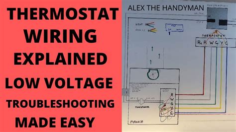 Thermostat Wiring Explained Low Voltage Troubleshooting Made Easy Youtube