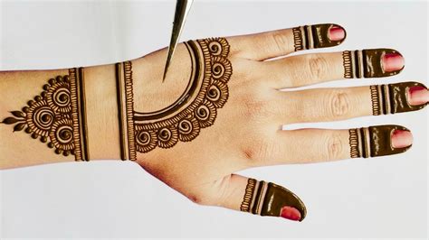 Eid Special Simple Beautiful Stylish Backhand Mehndi Design Mehndi Ka