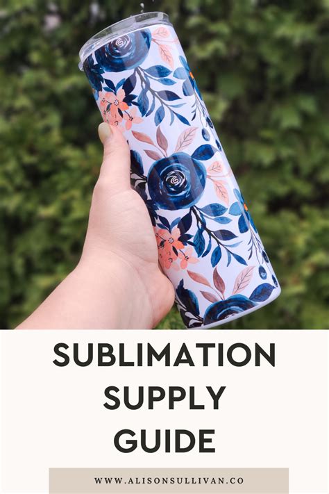 Supplies you NEED to get started with Sublimation — Alison Crafts