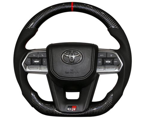 Toyota Land Cruiser Carbon Steering Wheel Silver 70 Series — Evorevo4x4