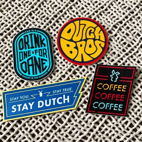 Design Dutch Bros Sticker Pack Poshmark