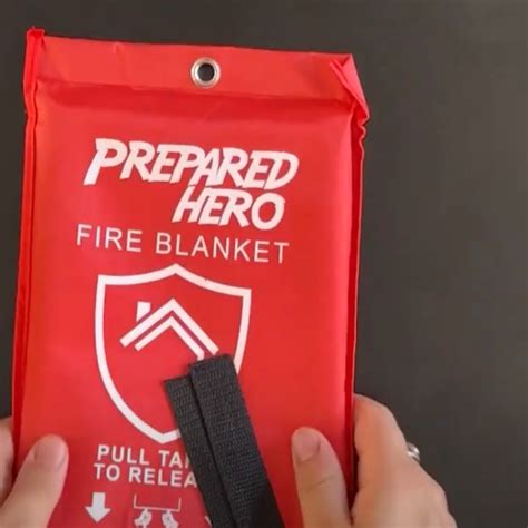 Prepared Hero Fire Blanket Testimonial