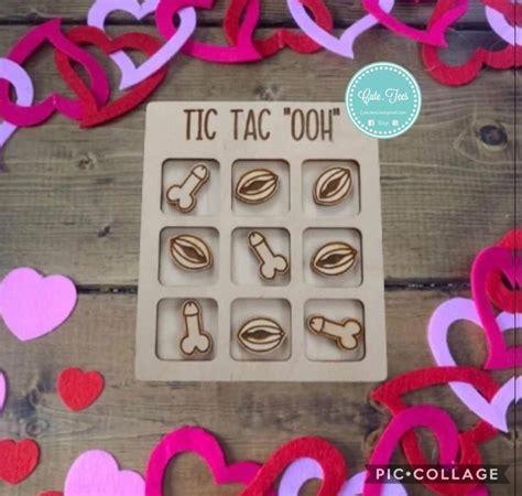 Kinky Kinky Tic Tac Toe Wooden Tic Tac Tic Tac Ohh Game Etsy