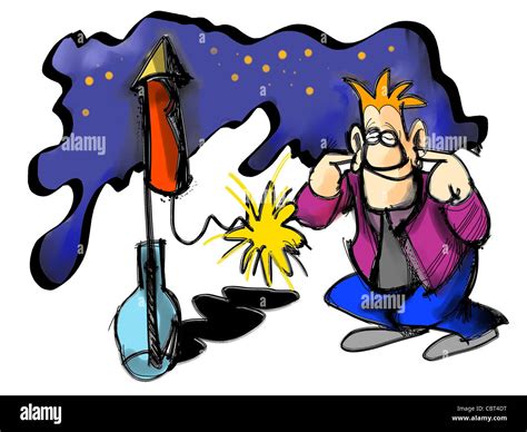 Cartoon fire cracker hi-res stock photography and images - Alamy