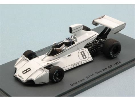 Spark Model S4786 BRABHAM BT44 R VON OPEL 1974 N 8 9th SWEDEN GP 1 43