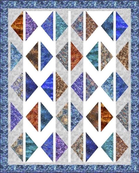 Diamond Split Quilt Pattern