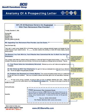 Fillable Online Anatomy Of A Prospecting Letter Fax Email Print PdfFiller