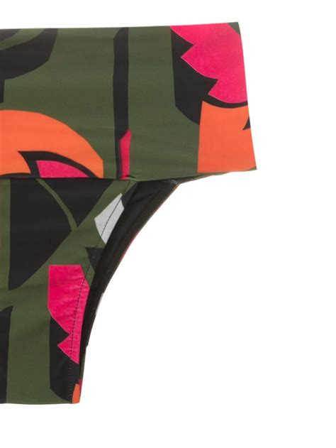 Osklen Foliage Cropped Bikini Farfetch