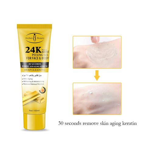 K Pure Gold Peeling Gel For Face And Body Ml Onide Lk