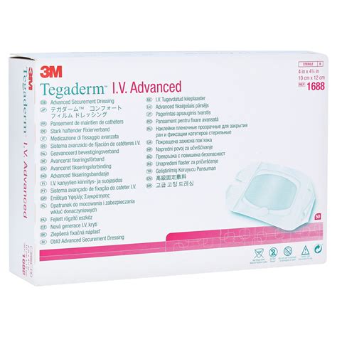 TEGADERM 3M I V Advanced Fixierv 10x12 cm 1688 50 Stück medpex