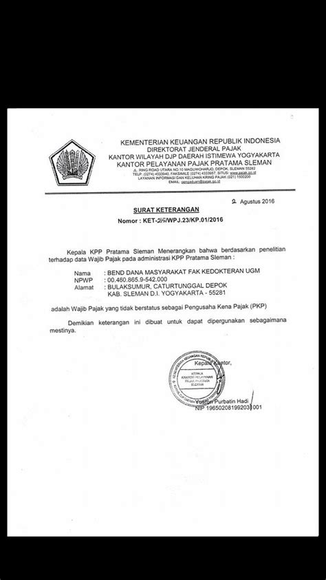 Contoh Surat Permohonan Penegasan Pajak Surat Permohonan Desain Hot