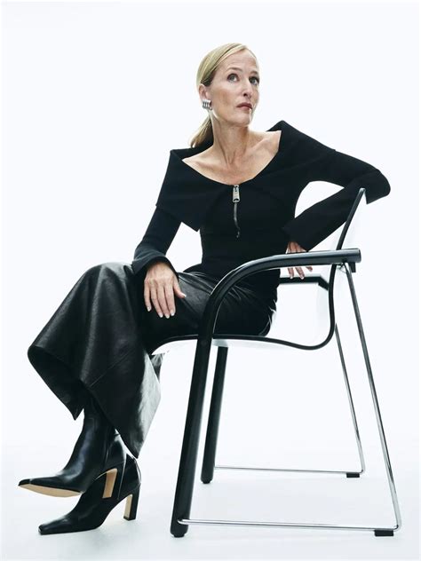 Gillian Anderson - Net-A-Porter October 2023 • CelebMafia