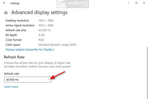 How To Change Dynamic Refresh Rate DDR In Windows 10 11 MajorGeeks