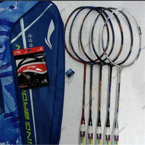 Jual Paket Lengkap Raket Badminton Lining Super Series Ss Plus