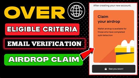 Over Wallet Airdrop Eligible Criteria Over Wallet Mainnet And Listing