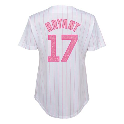 Chicago Cubs Youth Pink Bryant Replica Jersey | Chicago cubs, Jersey, Cubs