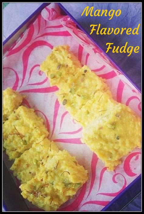 A Kaleidoscopic Dream Mango Kalakand Fudge