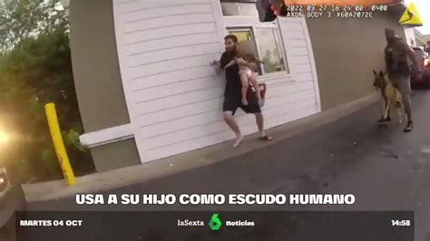 Un Hombre Intenta Escapar De La Polic A Usando A Su Hijo Como Escudo