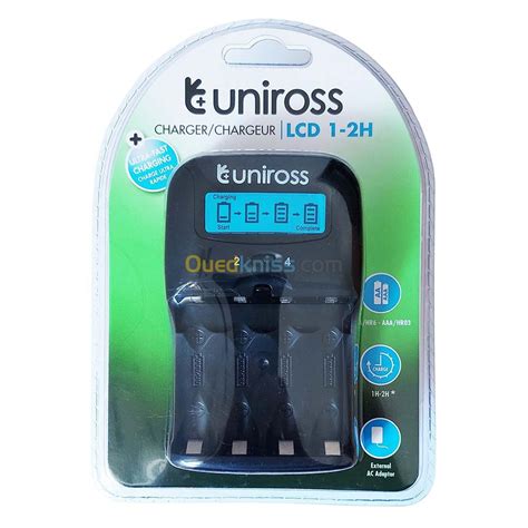 Chargeur De Pile Rapide Uniross Ultra Fast Lcd H Aa Aaa Ucw