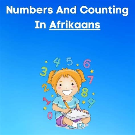 Afrikaans Numbers Template