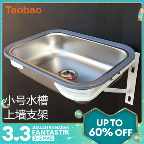 Sink Single Sink Small Apartment Small Space Size Stainless Steel ...