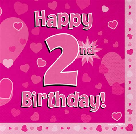 Happy 2nd Birthday - Birthday Messages for 2-Year-Old